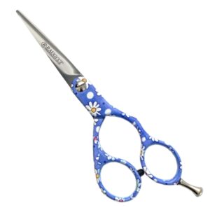 tijeras corte cabello raugcci zafiro flores azul c
